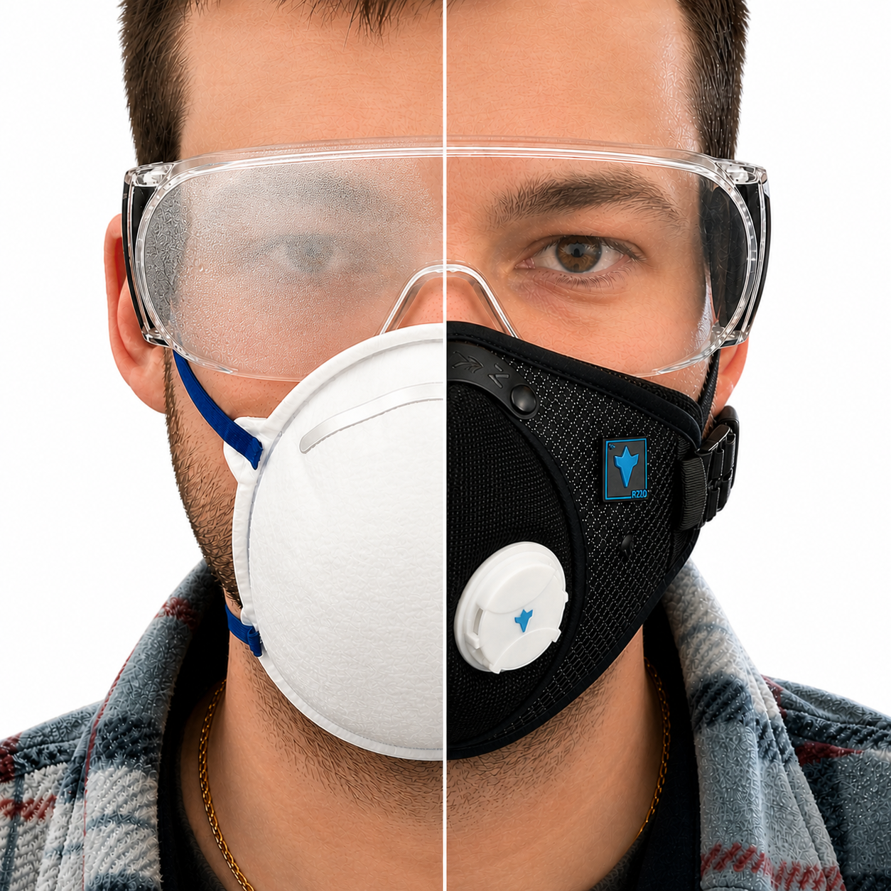 Why Paper Masks Fog Your Safety Glasses — And What to Do About It