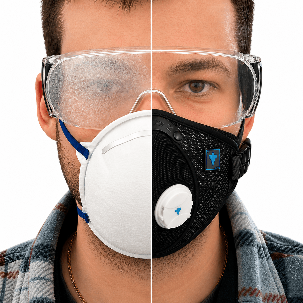Why Your Mask Fogs Your Glasses — And How a Fog-Free Respiratory Mask Solves It - RZ Mask
