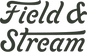Black 'Field & Stream' logo on a white background