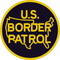 U.S. Border Patrol logo with yellow text on a black background