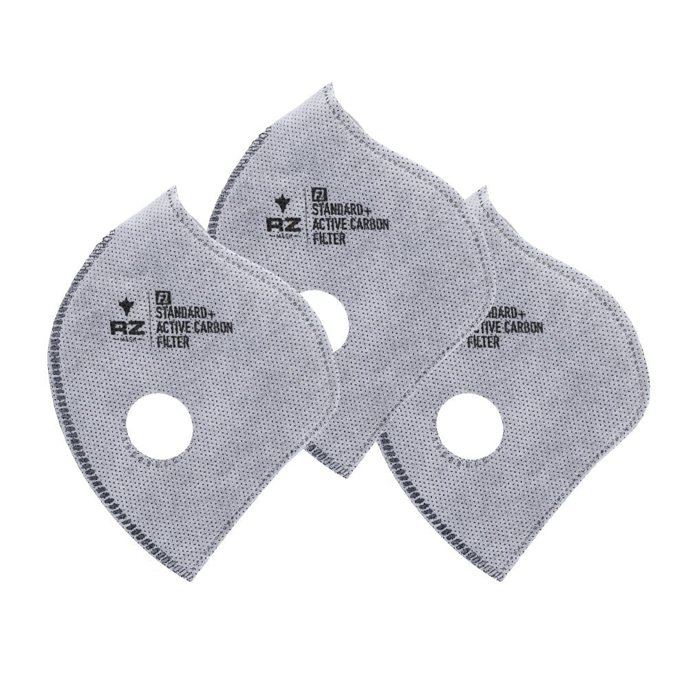RZ Mask F1 Standard Filters / With Active Carbon - (3 - Pack) for M1, M2 & M2.5 Masks - F1 Filter - RZ Mask