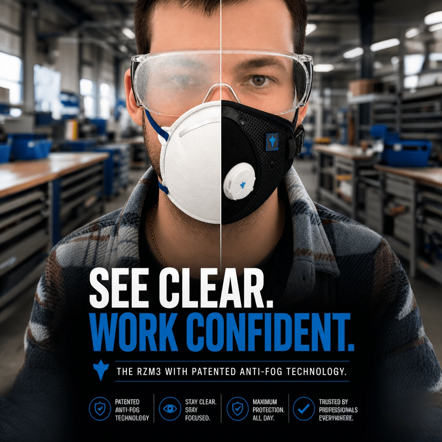 The RZ SECURE 360 Seal™: Why Mask Fit Is the Most Critical Factor in Respiratory Protection - RZ Mask