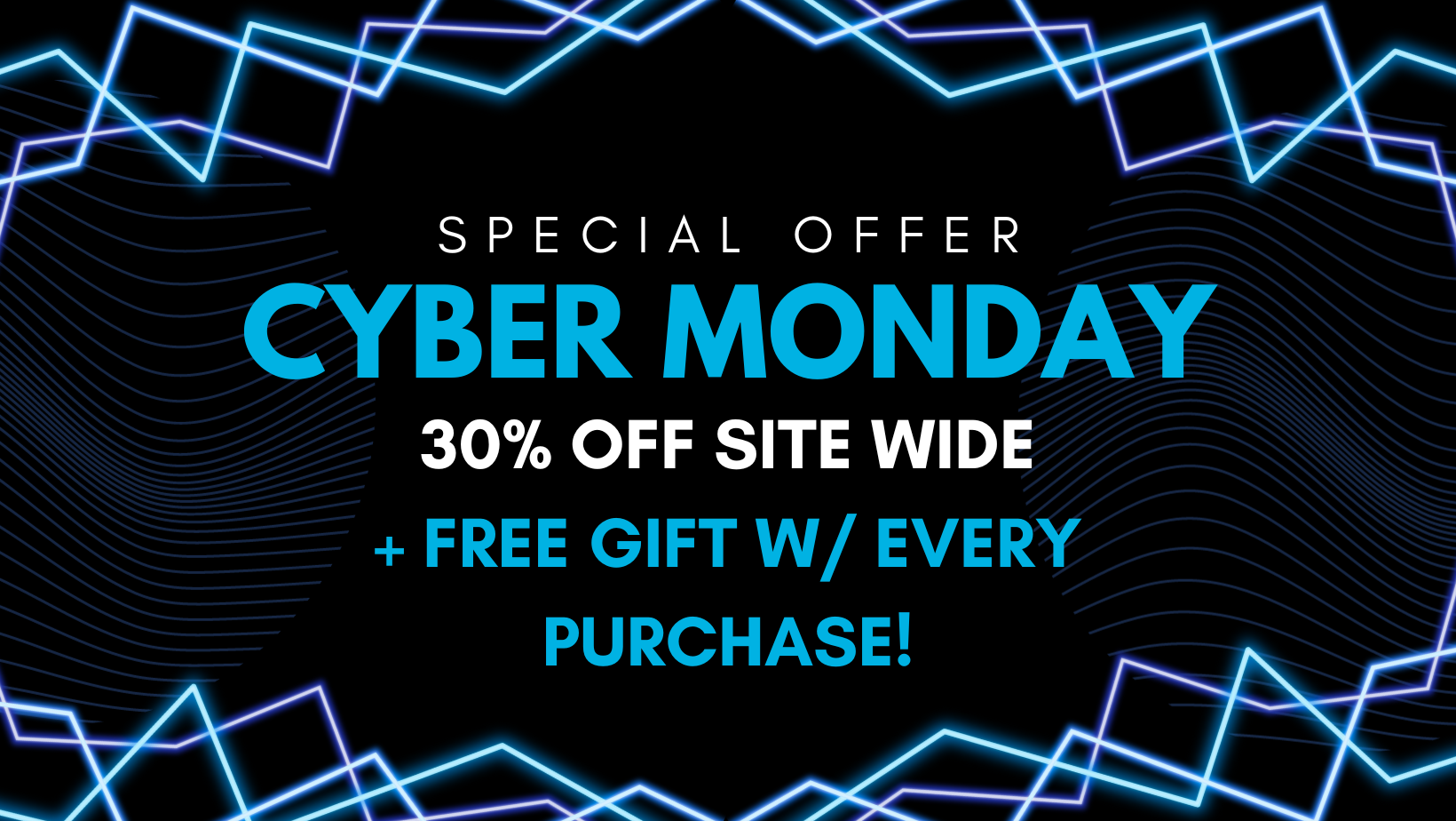 RZ Cyber Monday Sale! 30% Off Site Wide + Free gift with every purchase!