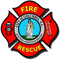 Fire and rescue emblem of the City of Columbia, SC with a central seal.