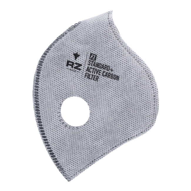An RZ Mask F1 Active Carbon filter on a white background