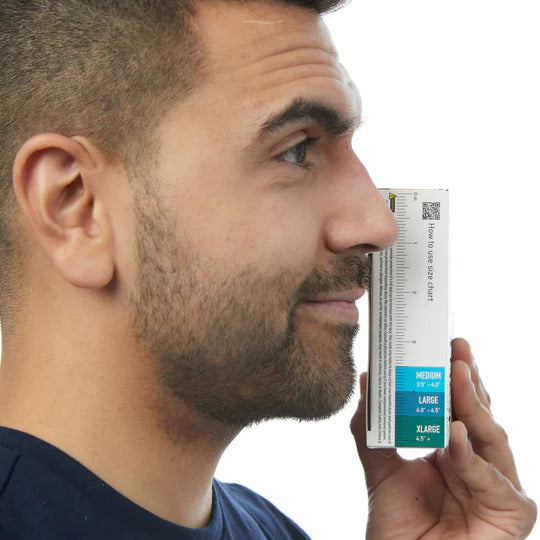 Original RZ demonstration of nose-to-chin measurement using a ruler