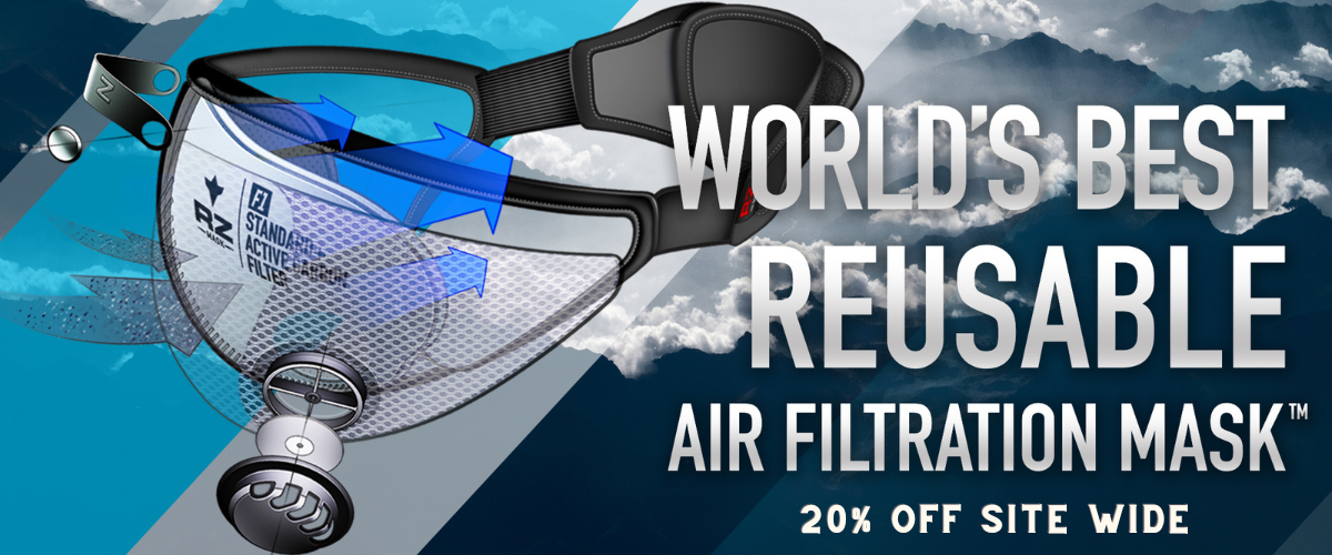 World's Best Reusable Air Filtration Mask - 20% off Site wide - Image of the RZ Mask
