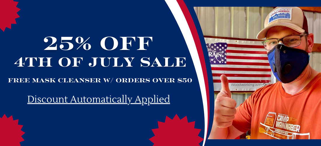 25% Off 4th of July Sale Free mask cleanser on orders over $50 - Discount automatically applied