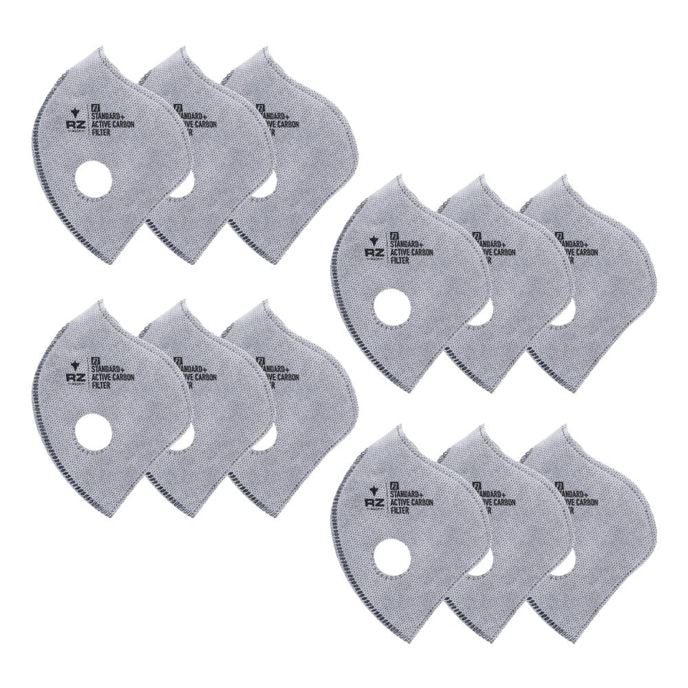 RZ Mask F1 Standard Filters / With Active Carbon - (12 - Pack) for M1, M2 & M2.5 Masks - F1 Filter - RZ Mask