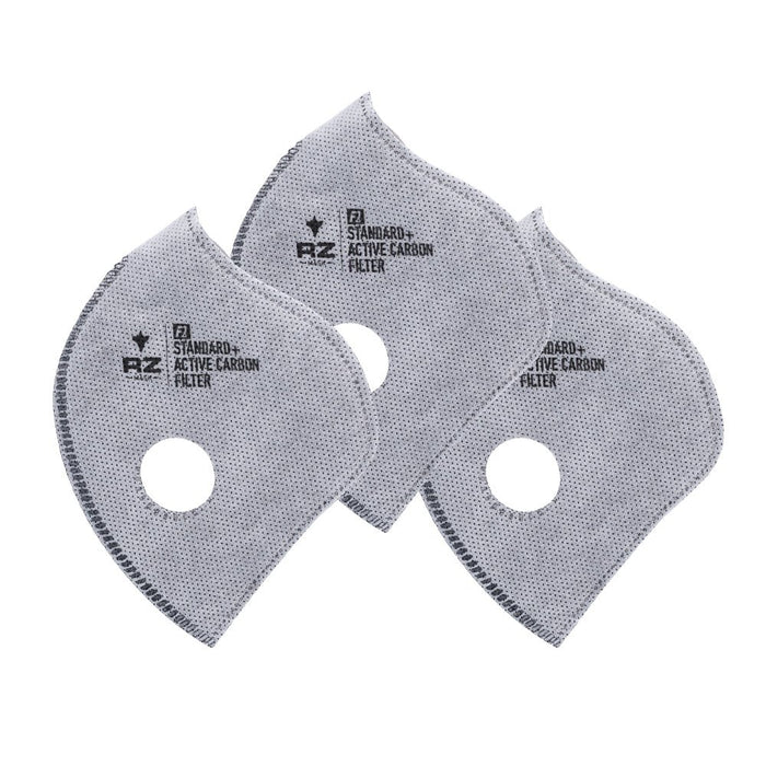 RZ Mask F1 Standard Filters / With Active Carbon - (3-Pack) for M1, M2 & M2.5 Masks