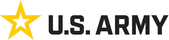 U.S. Army logo with a yellow star and black text