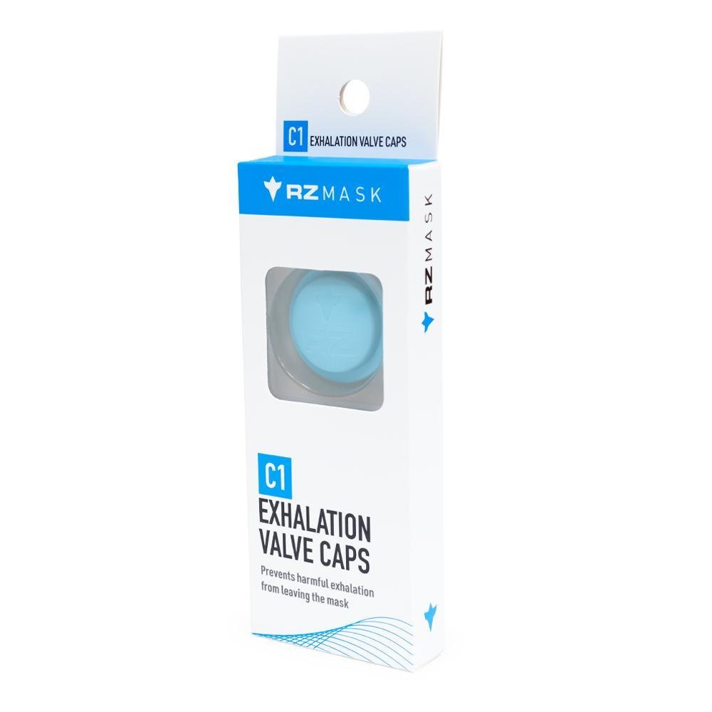 Exhalation Valve Caps - Sky Blue - Valve Cap - RZ Mask