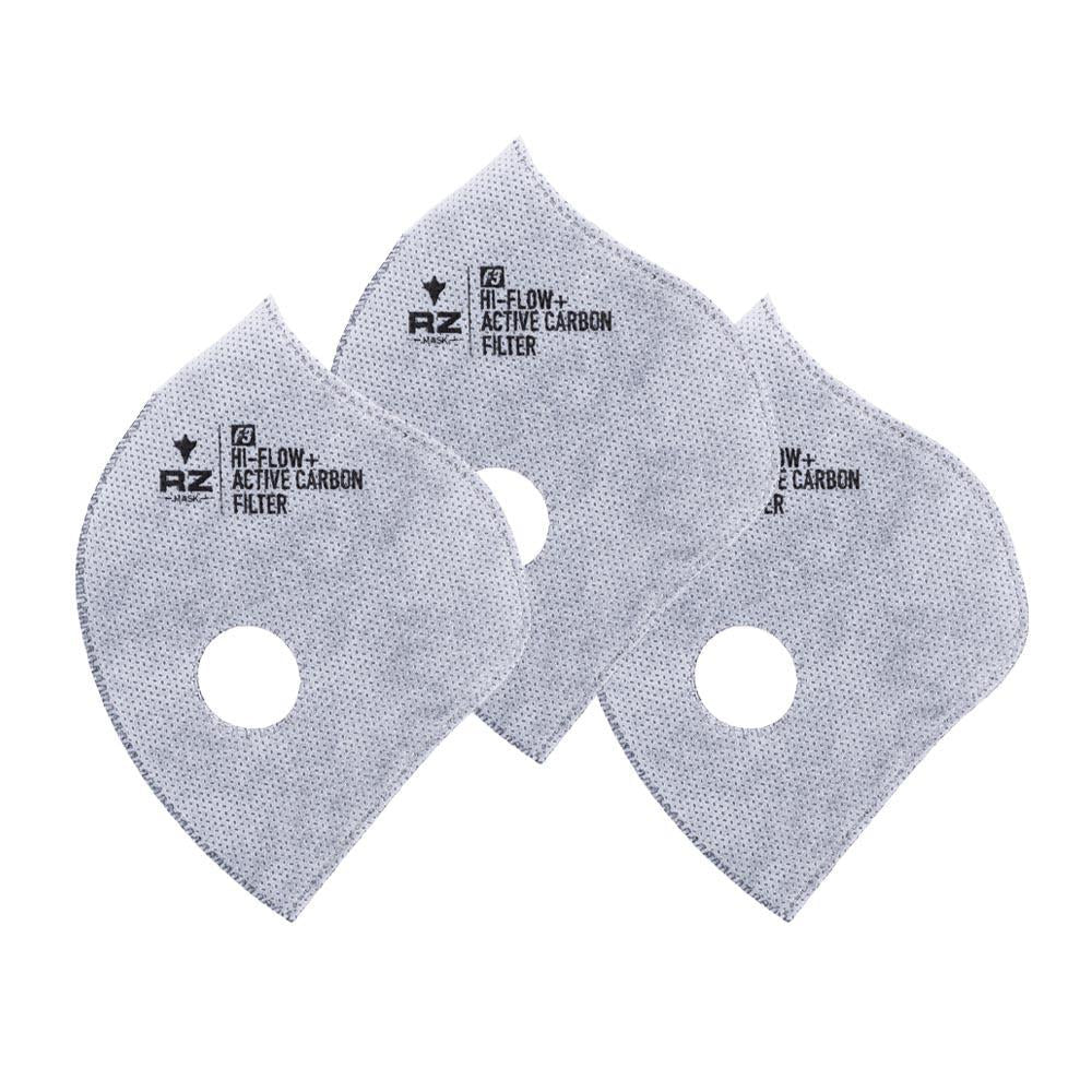 F3 High Airflow + Active Carbon Filter - 3 Pack - F3 Filter - RZ Mask