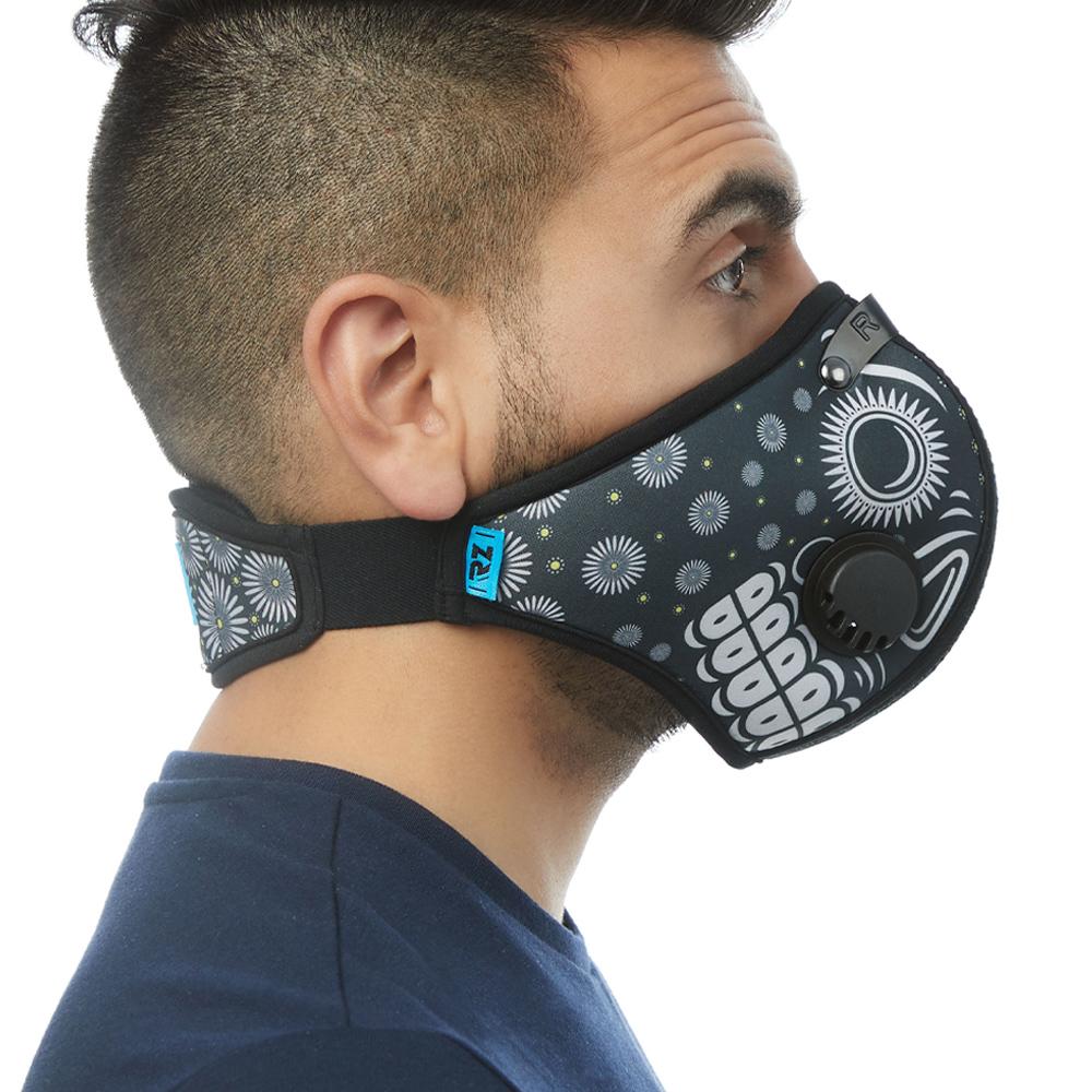 M2 Nylon Shell - Day of the Dead Black - M2 Shell - RZ Mask