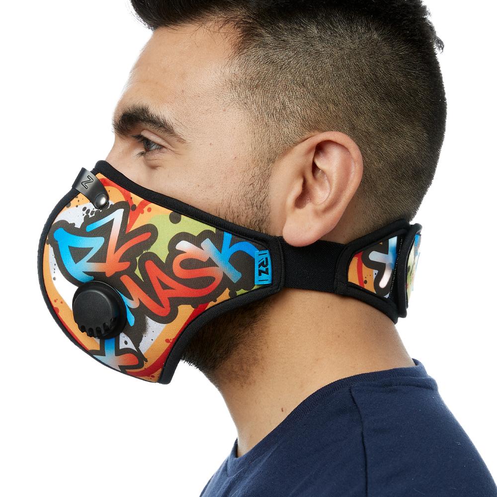M2 Nylon Shell - Graffiti Valve Drip - M2 Shell - RZ Mask