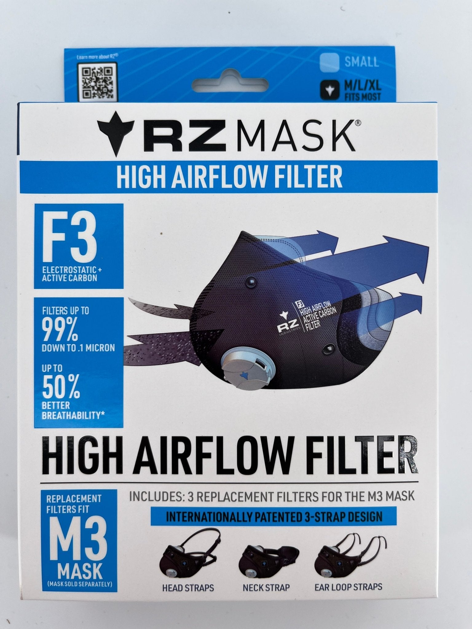 M3 Mask F3 Replacement Filters - F3 Filter - RZ Mask